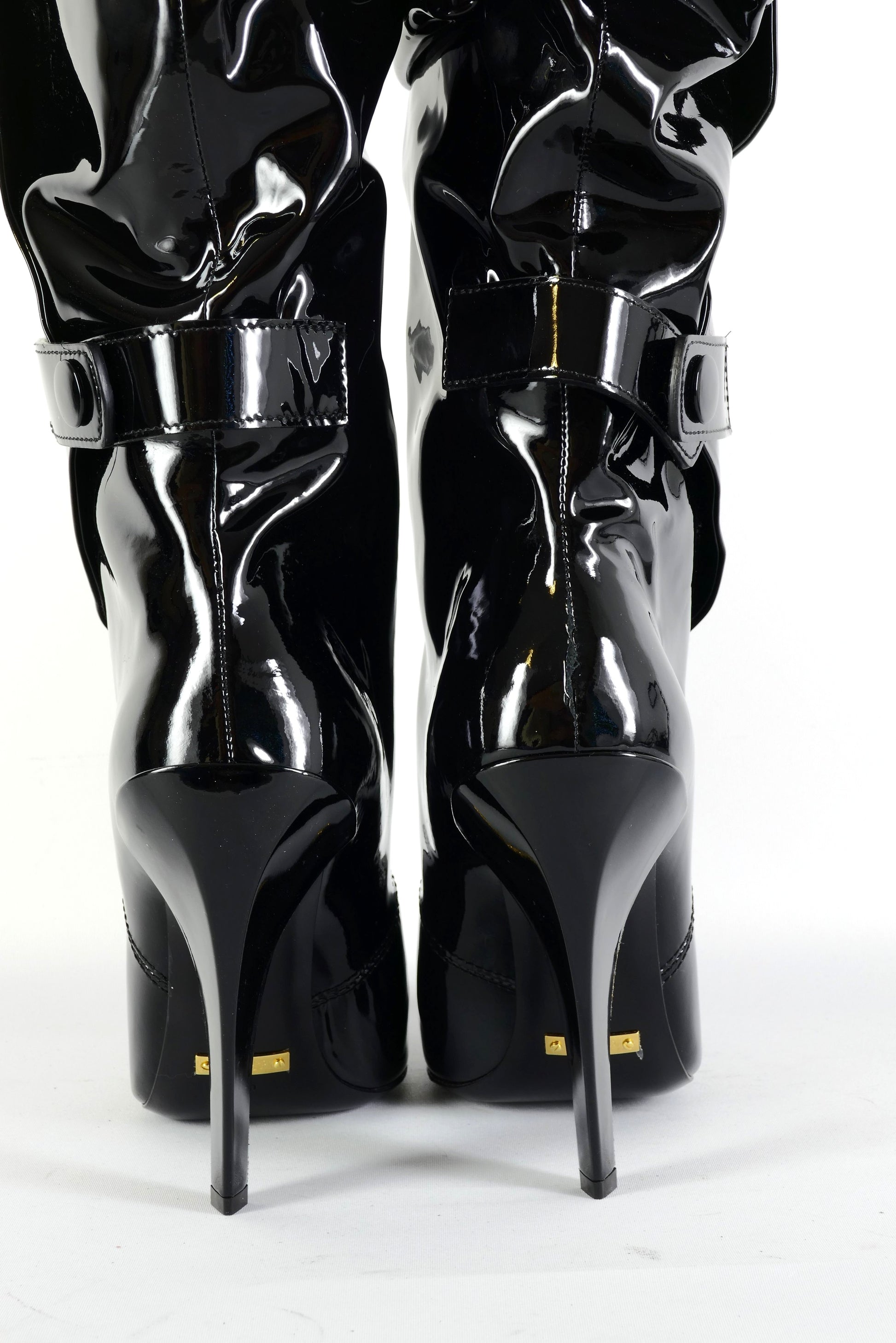 BUUTS Tom Ford Hohe Stiefel Leder schwarz 225134-6