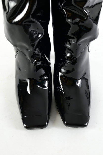 BUUTS Tom Ford Hohe Stiefel Leder schwarz 225134-7