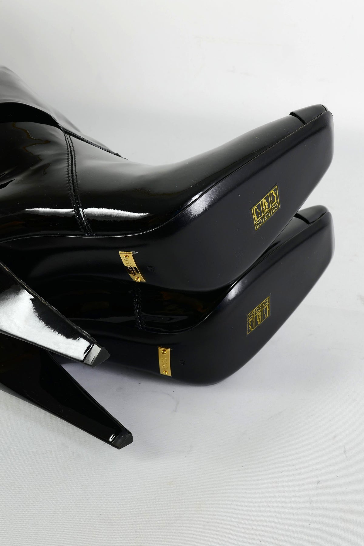 BUUTS Tom Ford Hohe Stiefel Leder schwarz 225134-8