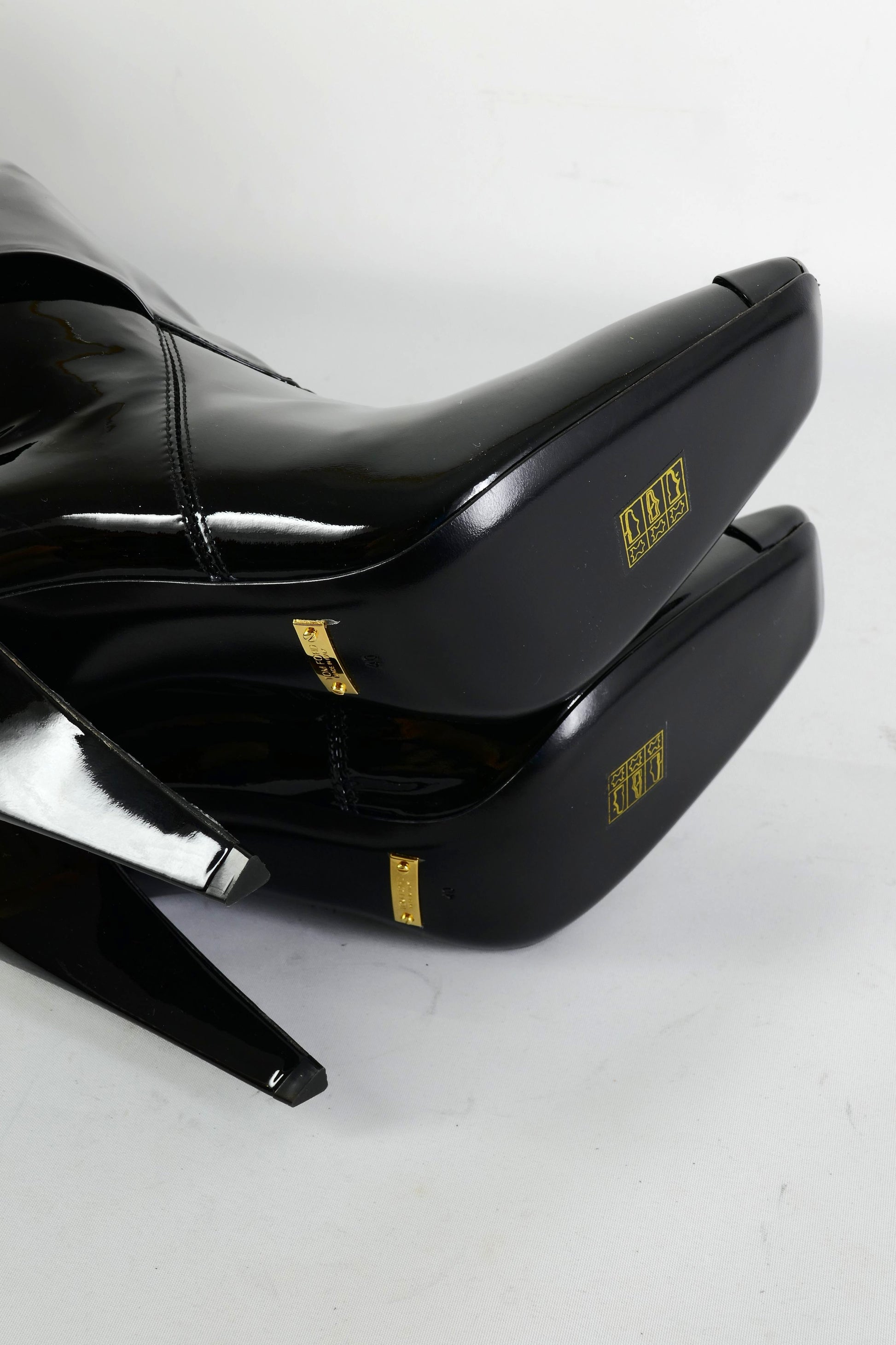 BUUTS Tom Ford Hohe Stiefel Leder schwarz 225134-8
