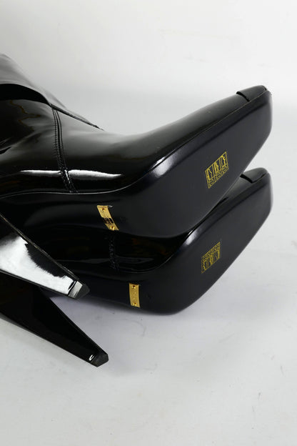 BUUTS Tom Ford Hohe Stiefel Leder schwarz 225134-8