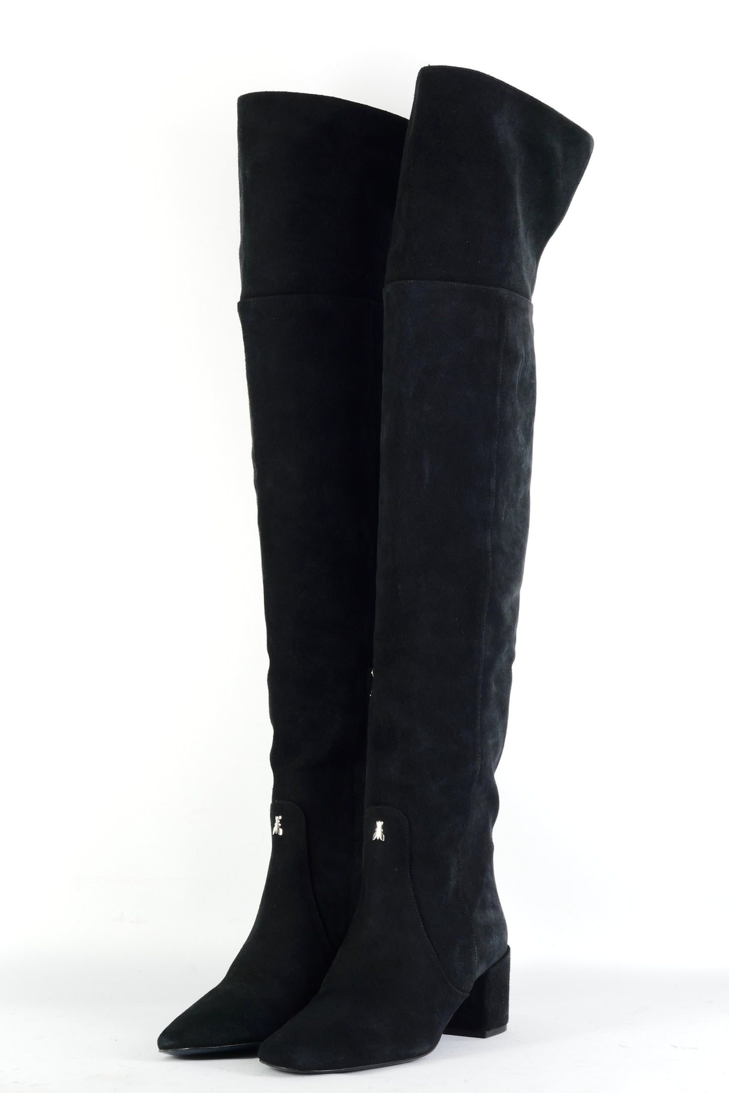 BUUTS Patrizia Pepe Overknees Wildleder schwarz 225141-2