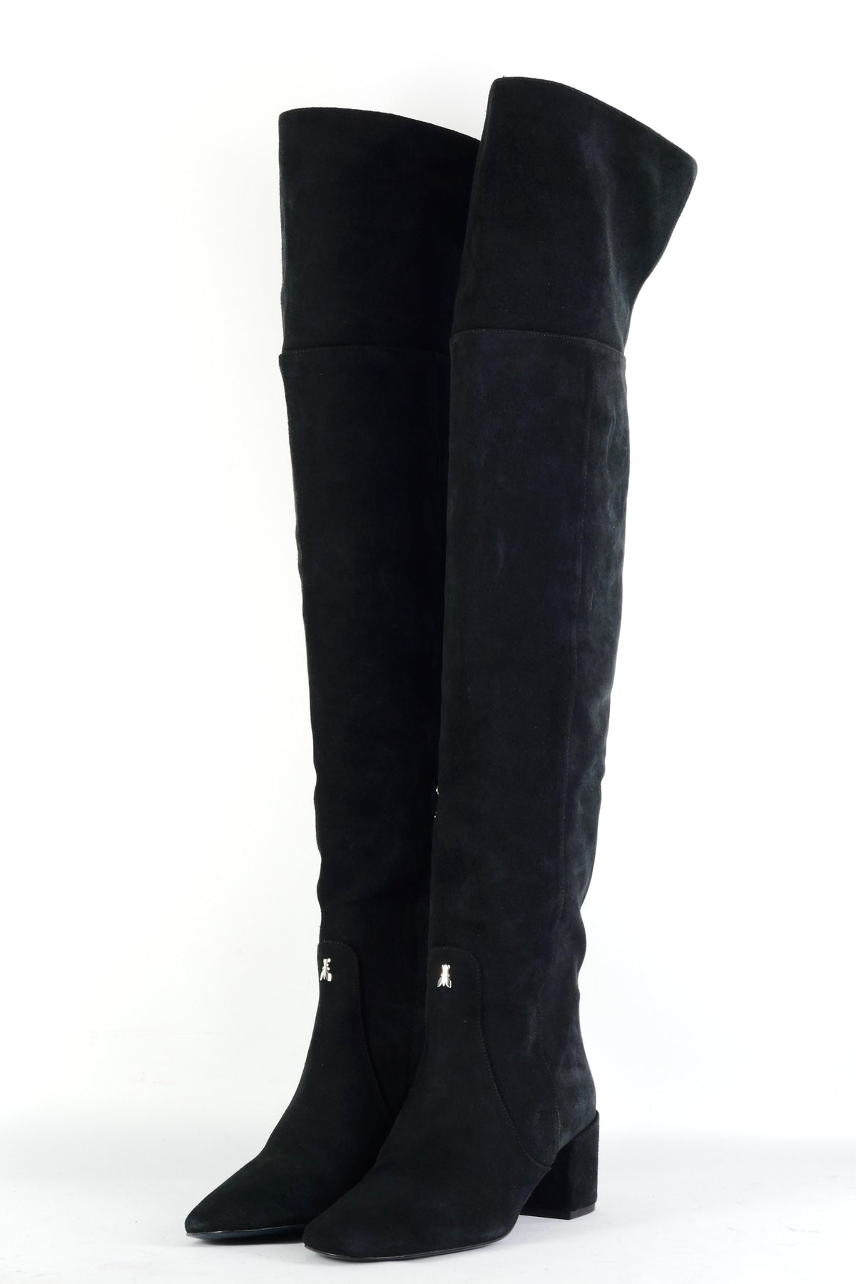 BUUTS Patrizia Pepe Overknees Wildleder schwarz 225141-2