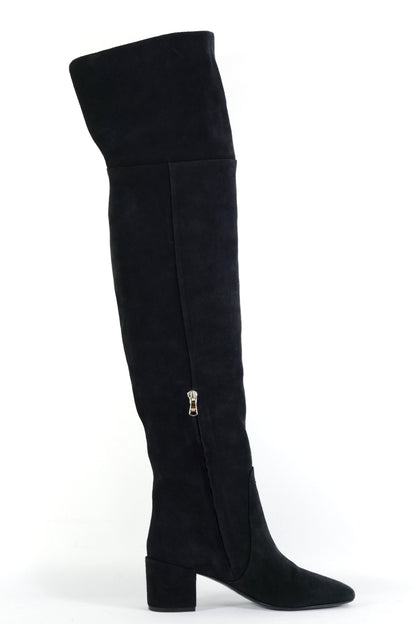 BUUTS Patrizia Pepe Overknees Wildleder schwarz 225141-3