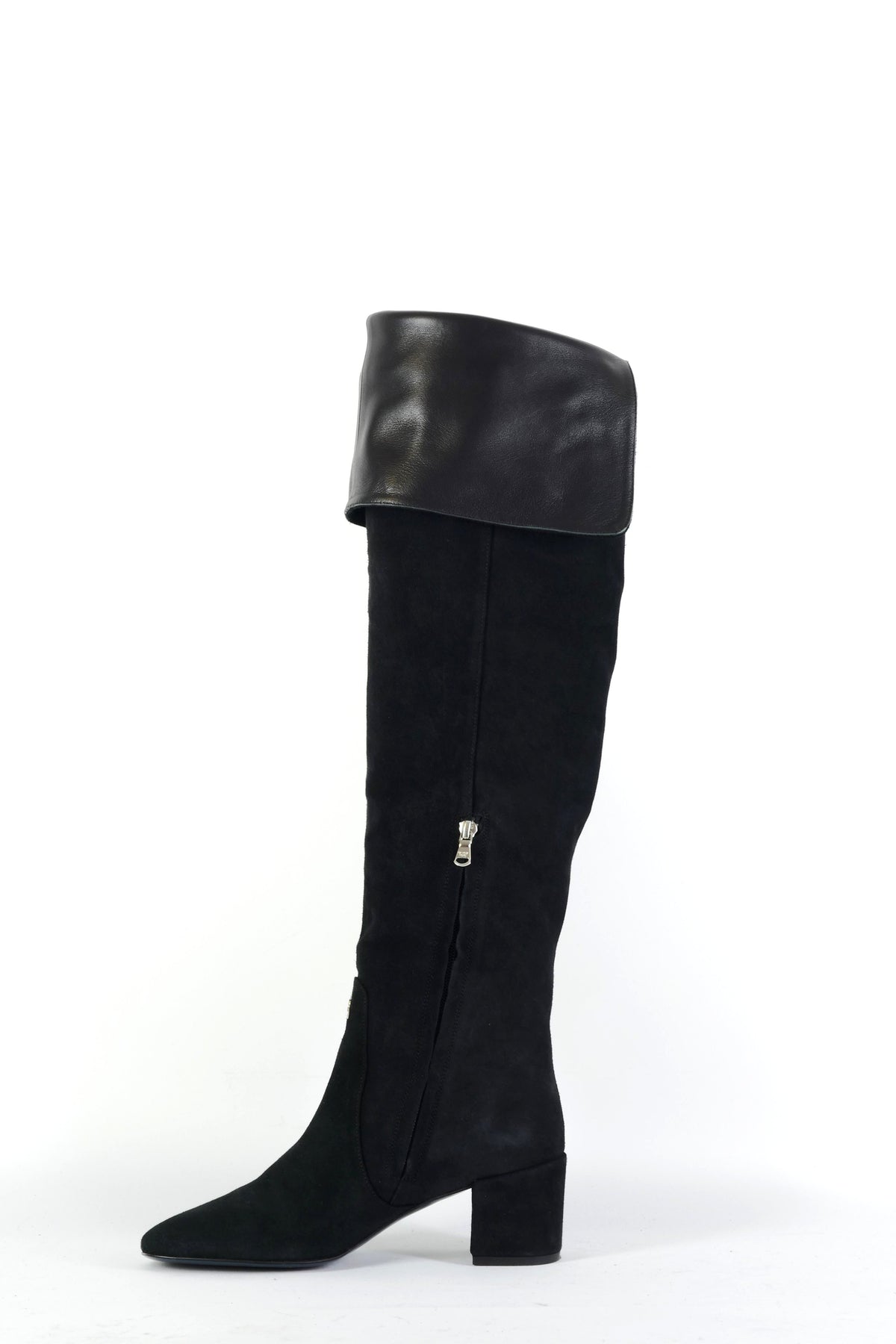 BUUTS Patrizia Pepe Overknees Wildleder schwarz 225141-9