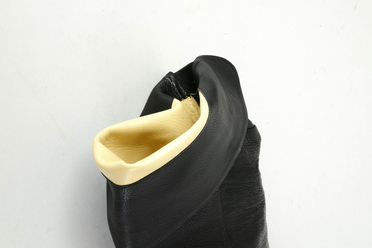 BUUTS Jimmy Choo Overknees Leder schwarz 225142-11