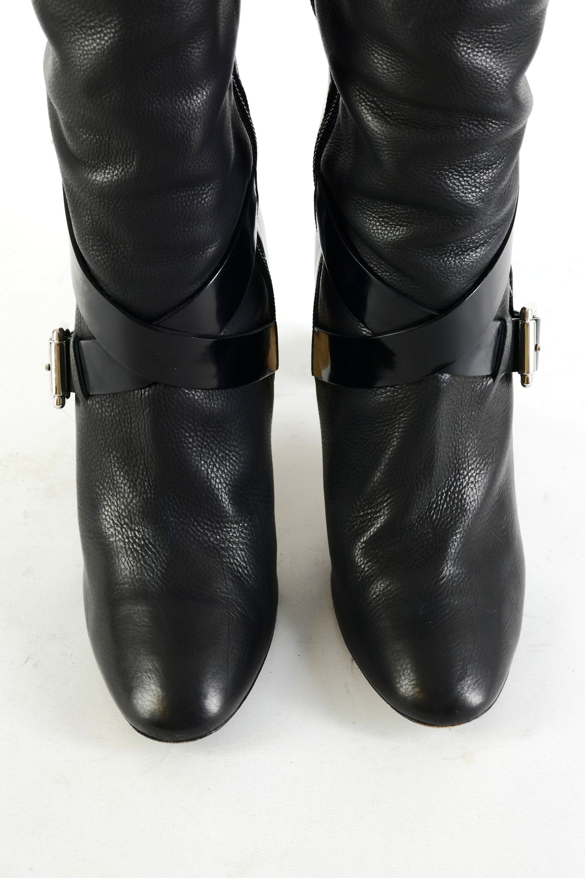 BUUTS Jimmy Choo Overknees Leder schwarz 225142-7