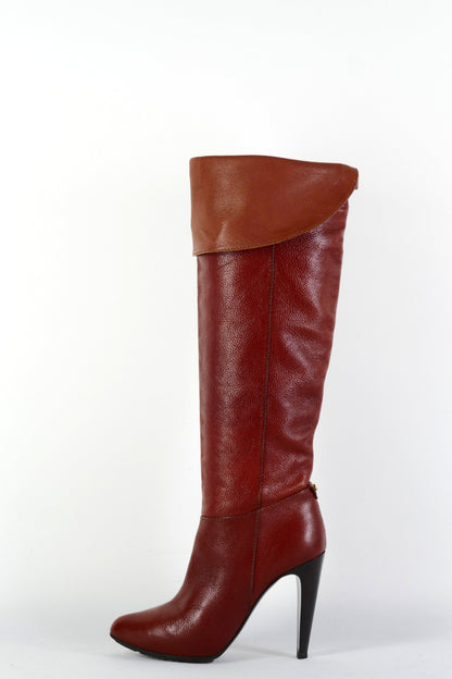 BUUTS Grey Mer Hohe Stiefel Leder bordeaux 225143-11