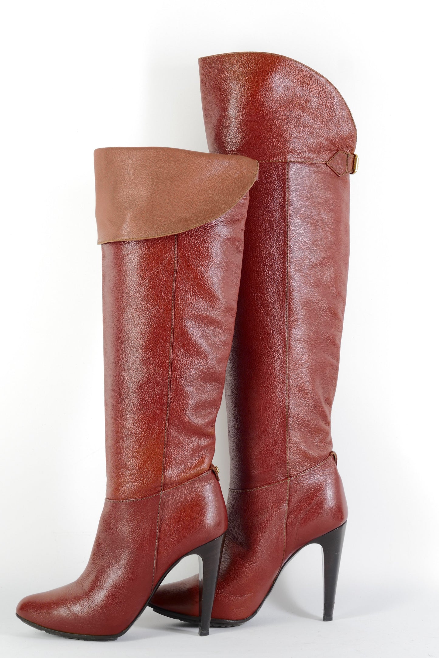 BUUTS Grey Mer Hohe Stiefel Leder bordeaux 225143-12