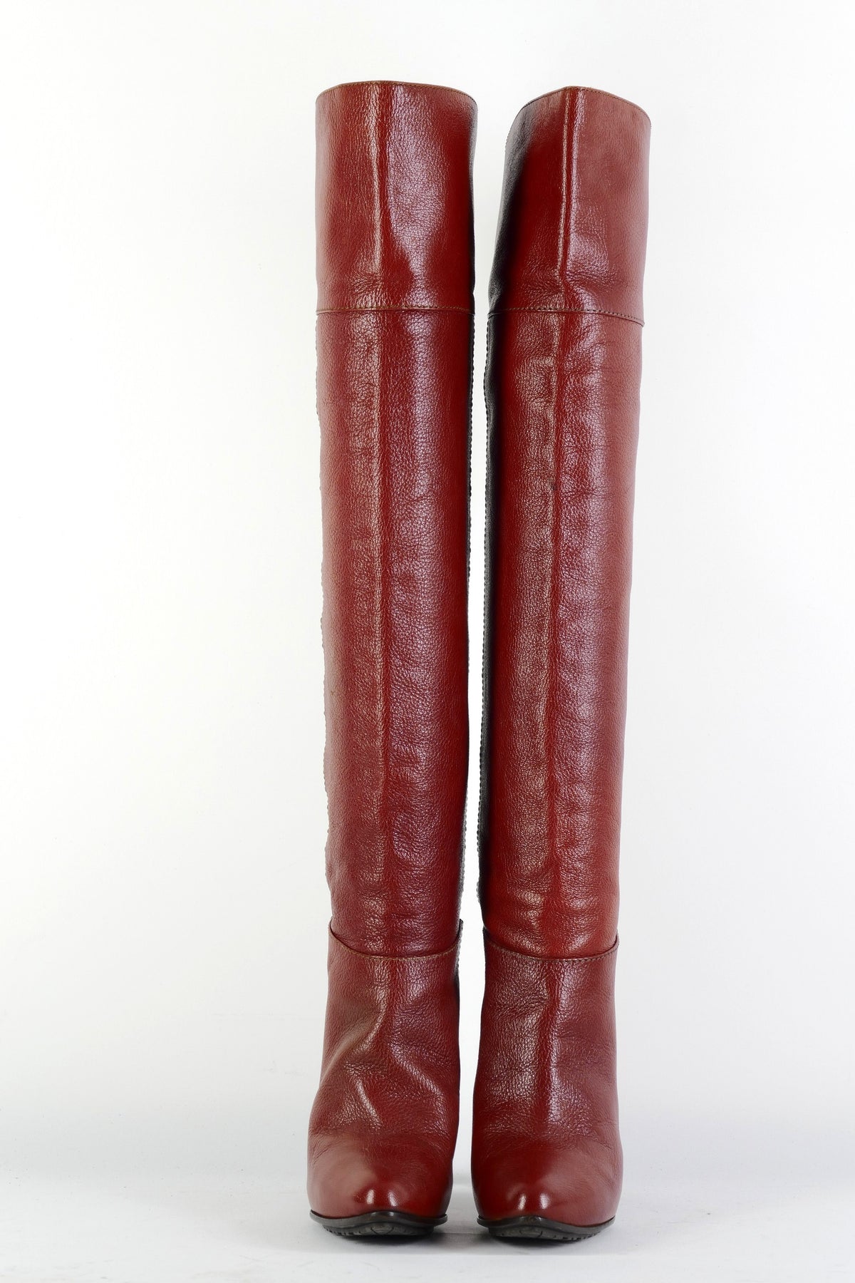 BUUTS Grey Mer Hohe Stiefel Leder bordeaux 225143-4