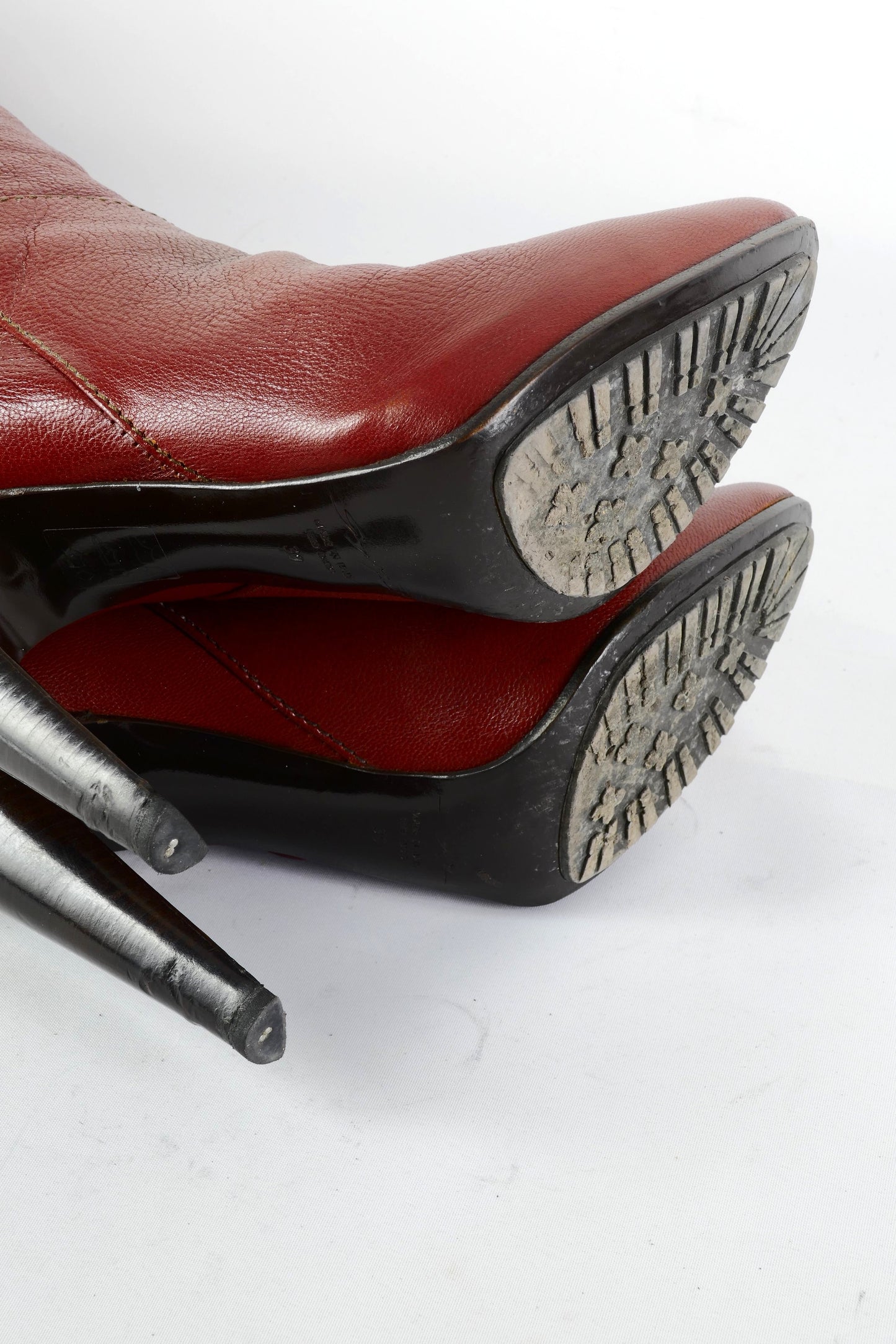 BUUTS Grey Mer Hohe Stiefel Leder bordeaux 225143-8