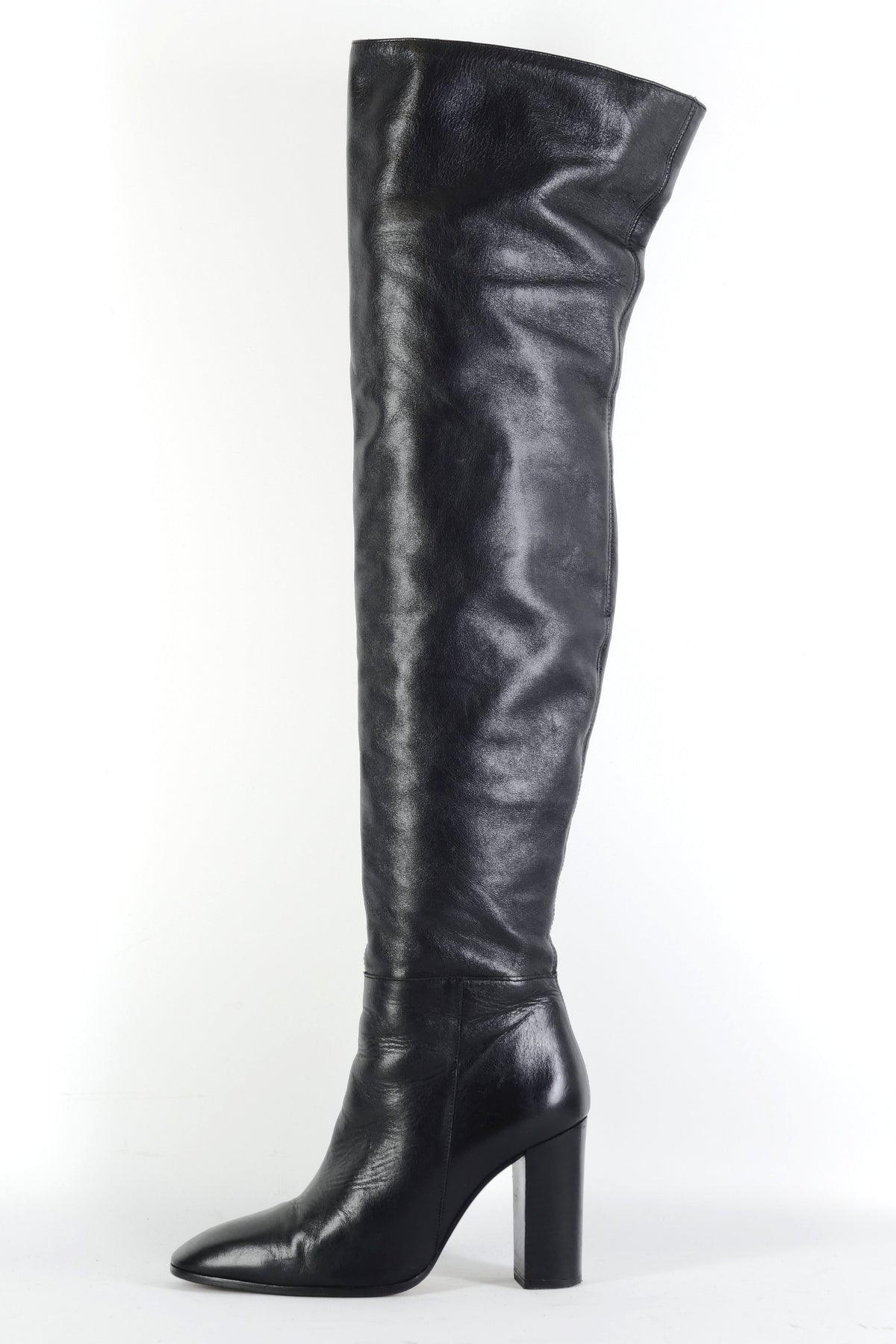 BUUTS Zara Overknees Leder schwarz 225144-1