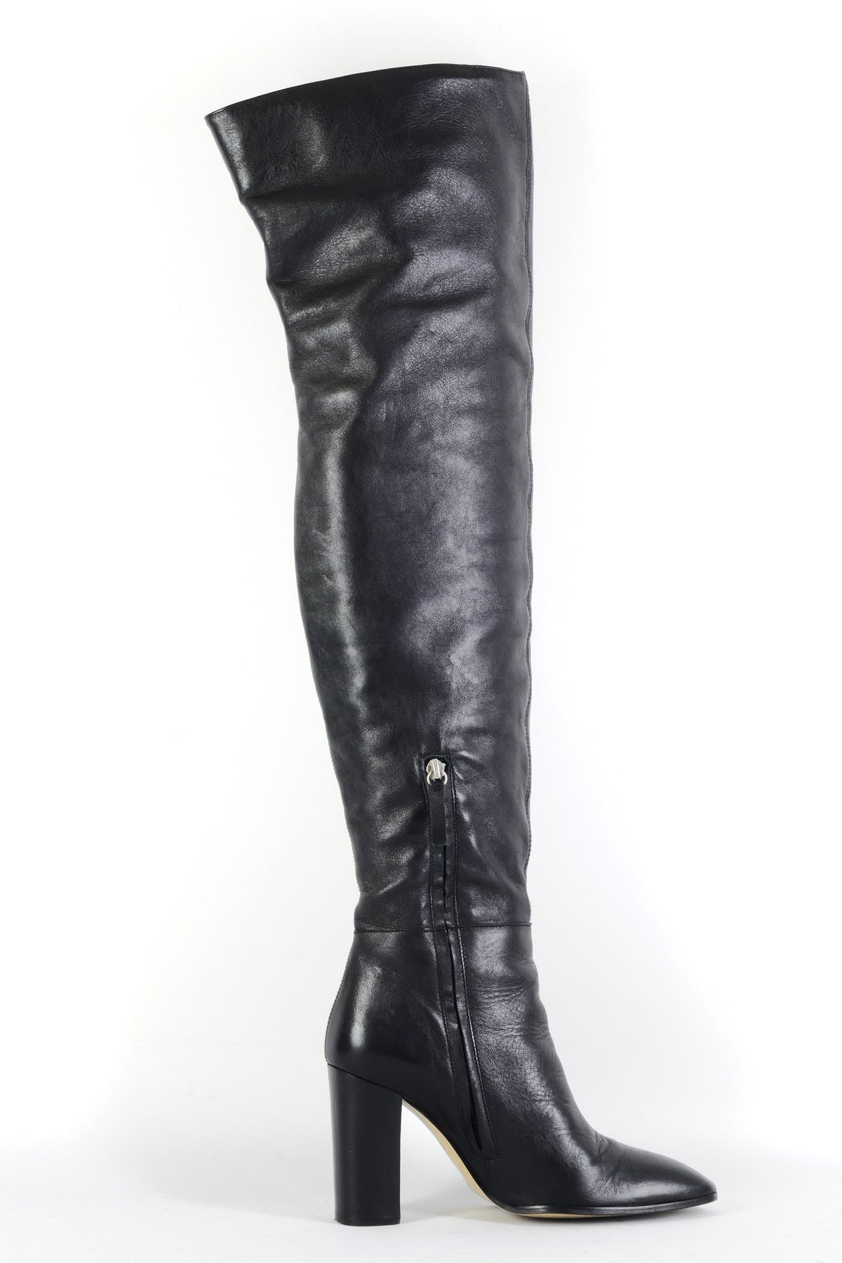 BUUTS Zara Overknees Leder schwarz 225144-3