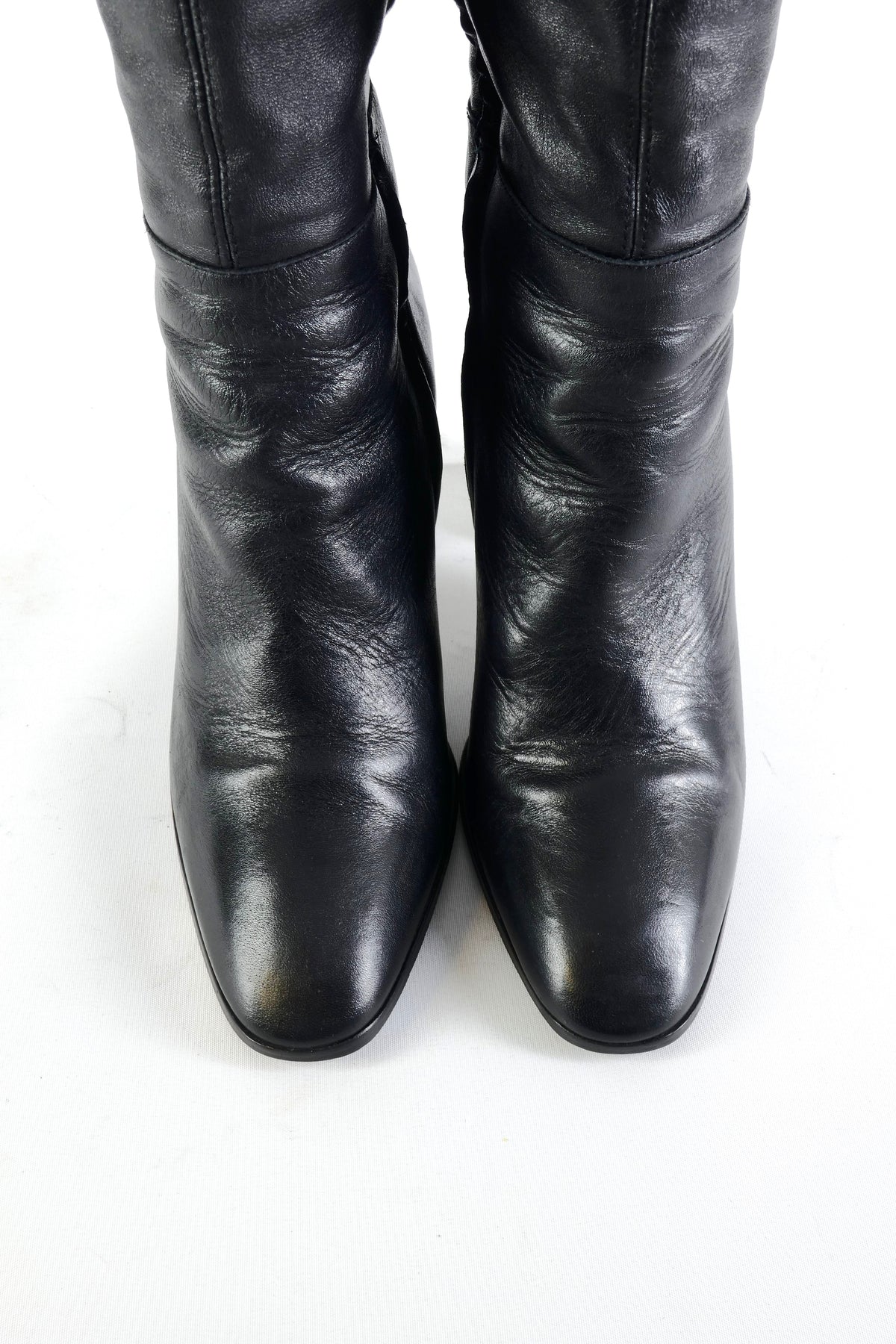 BUUTS Zara Overknees Leder schwarz 225144-7