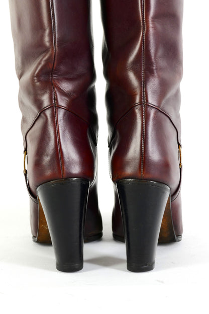 BUUTS Starlet Vintage-Stiefel Leder bordeaux 225145-6