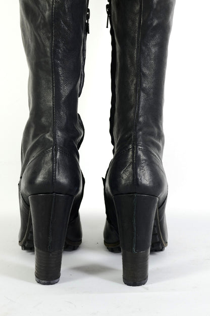 BUUTS Vic Matie Overknees Leder schwarz 225148-6