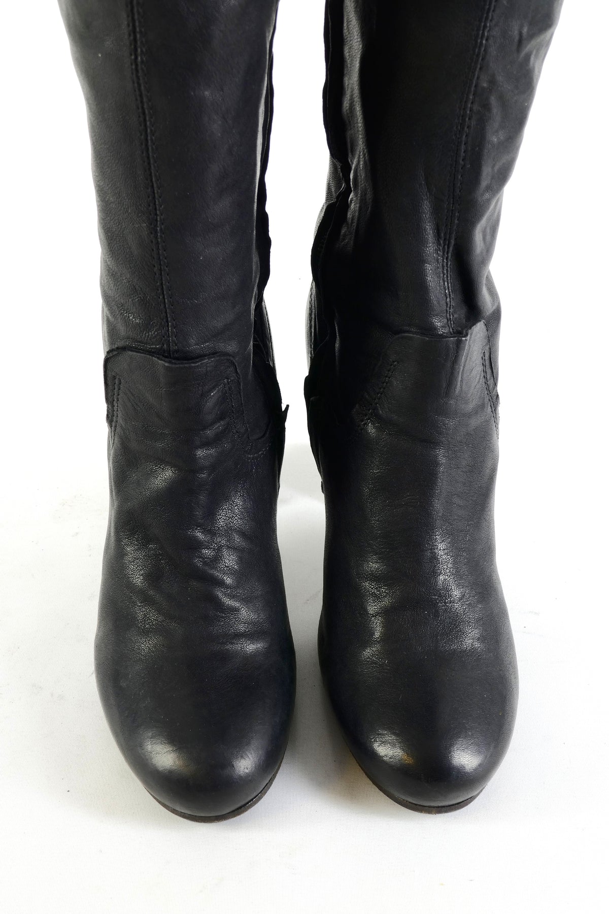BUUTS Vic Matie Overknees Leder schwarz 225148-7