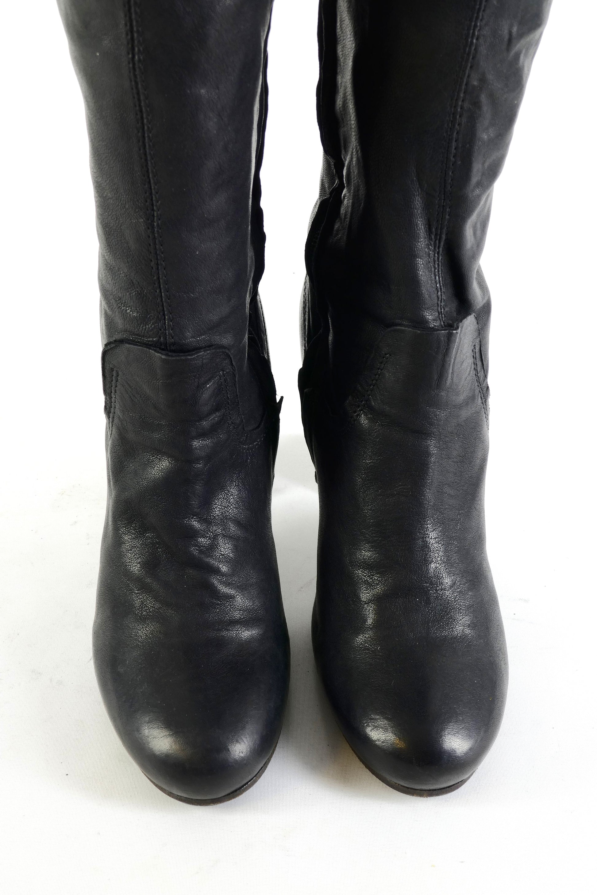 BUUTS Vic Matie Overknees Leder schwarz 225148-7