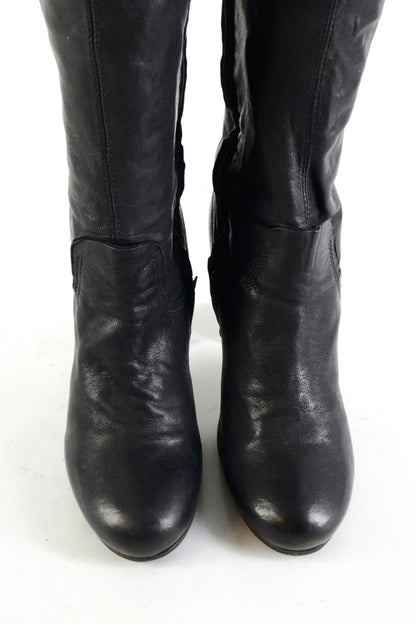 BUUTS Vic Matie Overknees Leder schwarz 225148-7