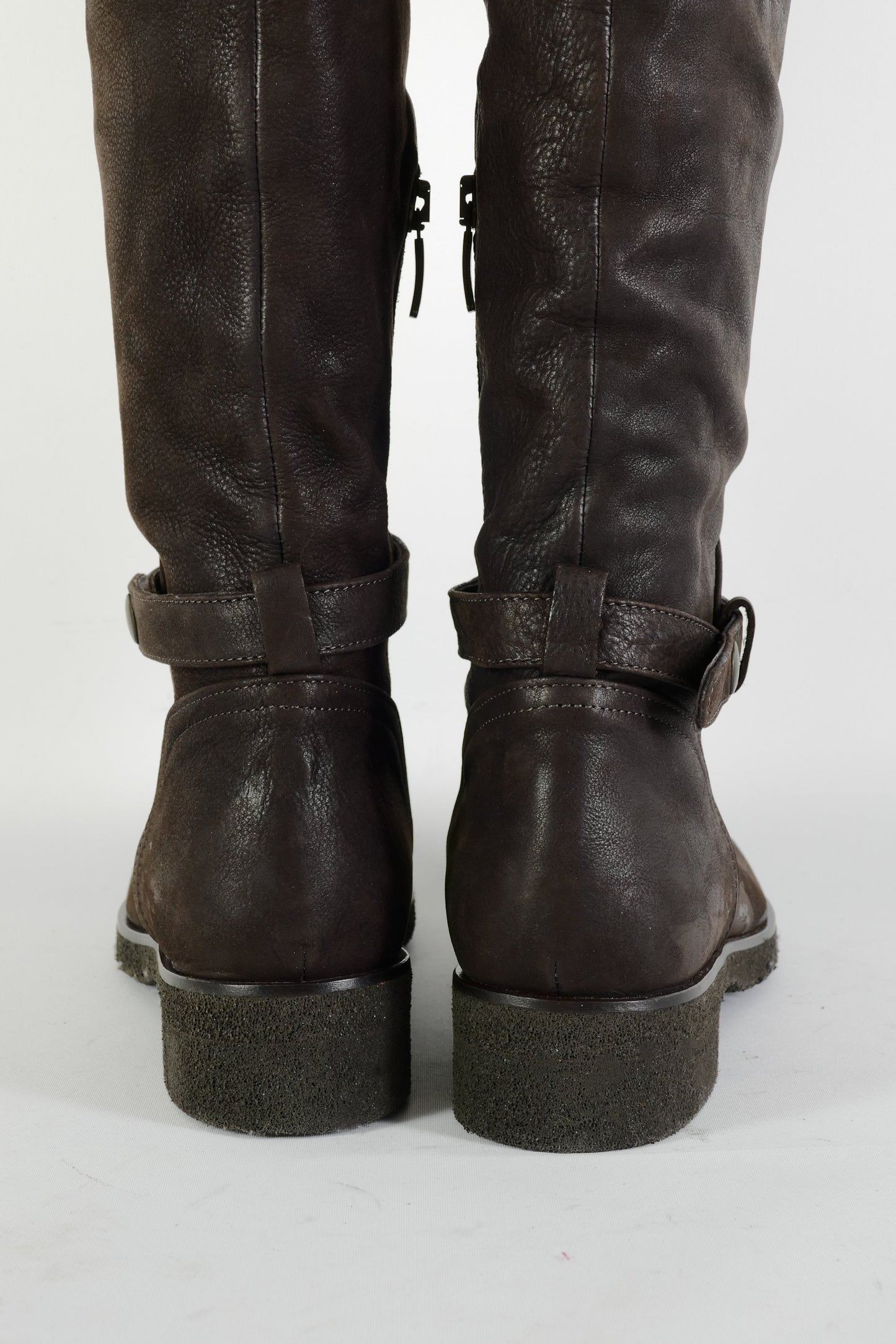 BUUTS Manufacture d'essai Hohe Stiefel Leder dunkelbraun 225149-6