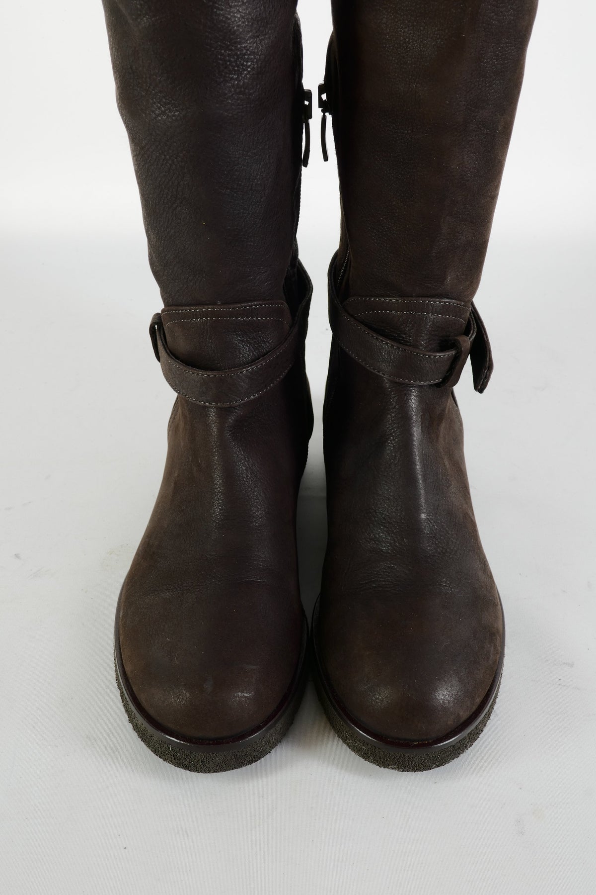 BUUTS Manufacture d'essai Hohe Stiefel Leder dunkelbraun 225149-7