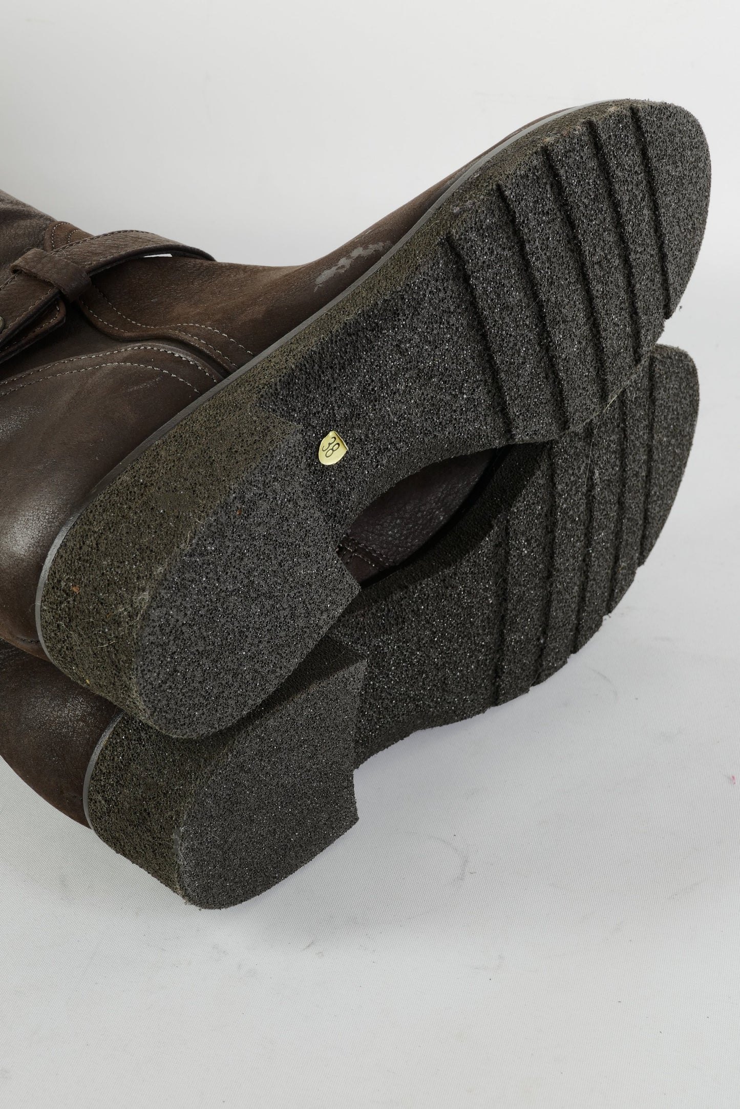BUUTS Manufacture d'essai Hohe Stiefel Leder dunkelbraun 225149-8