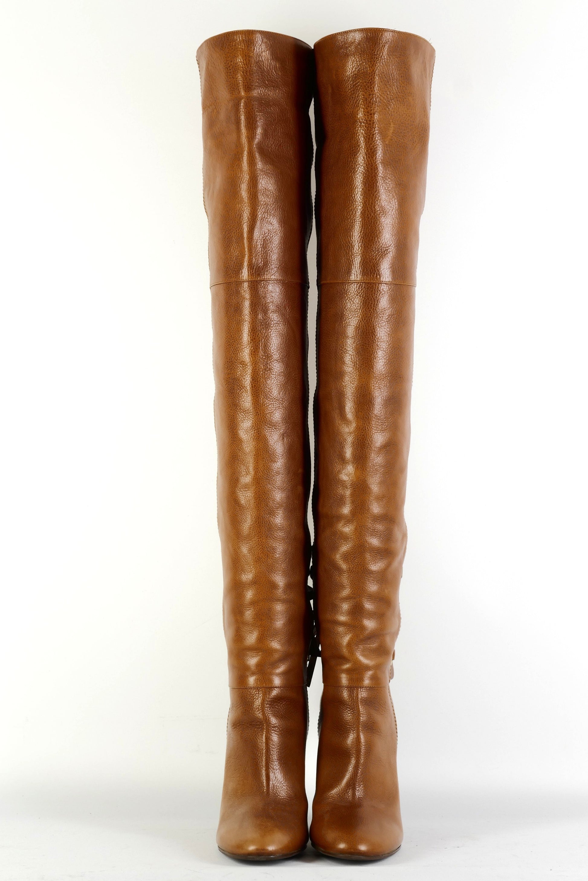 BUUTS Casadei Overknees Leder cognac 225150-4