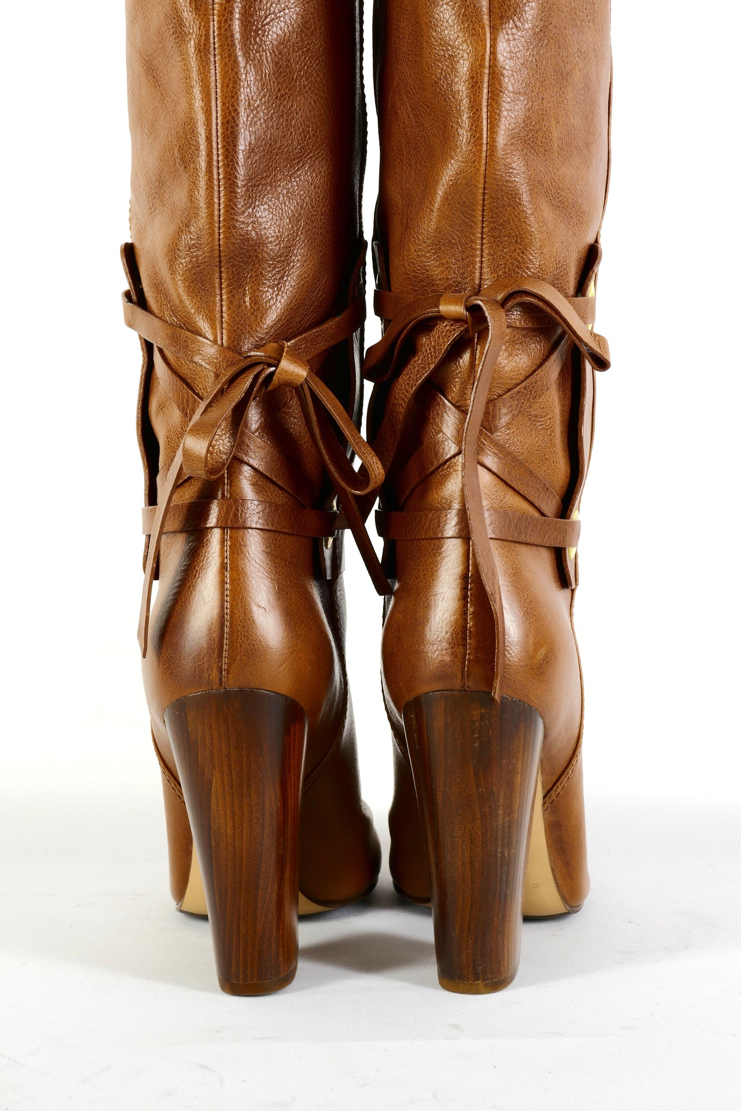 BUUTS Casadei Overknees Leder cognac 225150-6