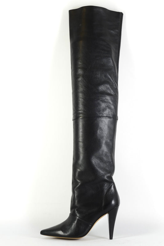 BUUTS IRO Overknees Leder schwarz 225152-1