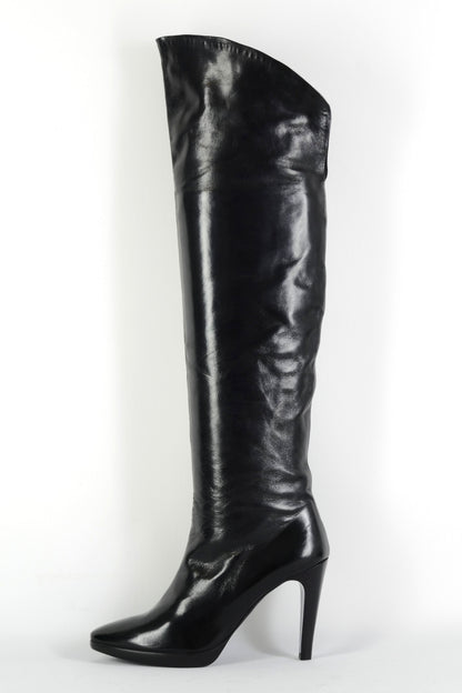 BUUTS Alluminio Hohe Stiefel Leder schwarz 225155-1