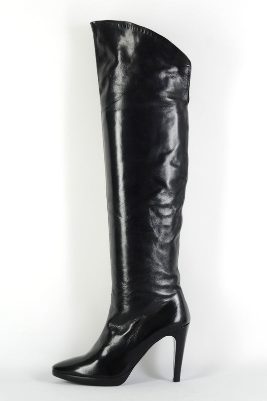 BUUTS Alluminio Hohe Stiefel Leder schwarz 225155-1