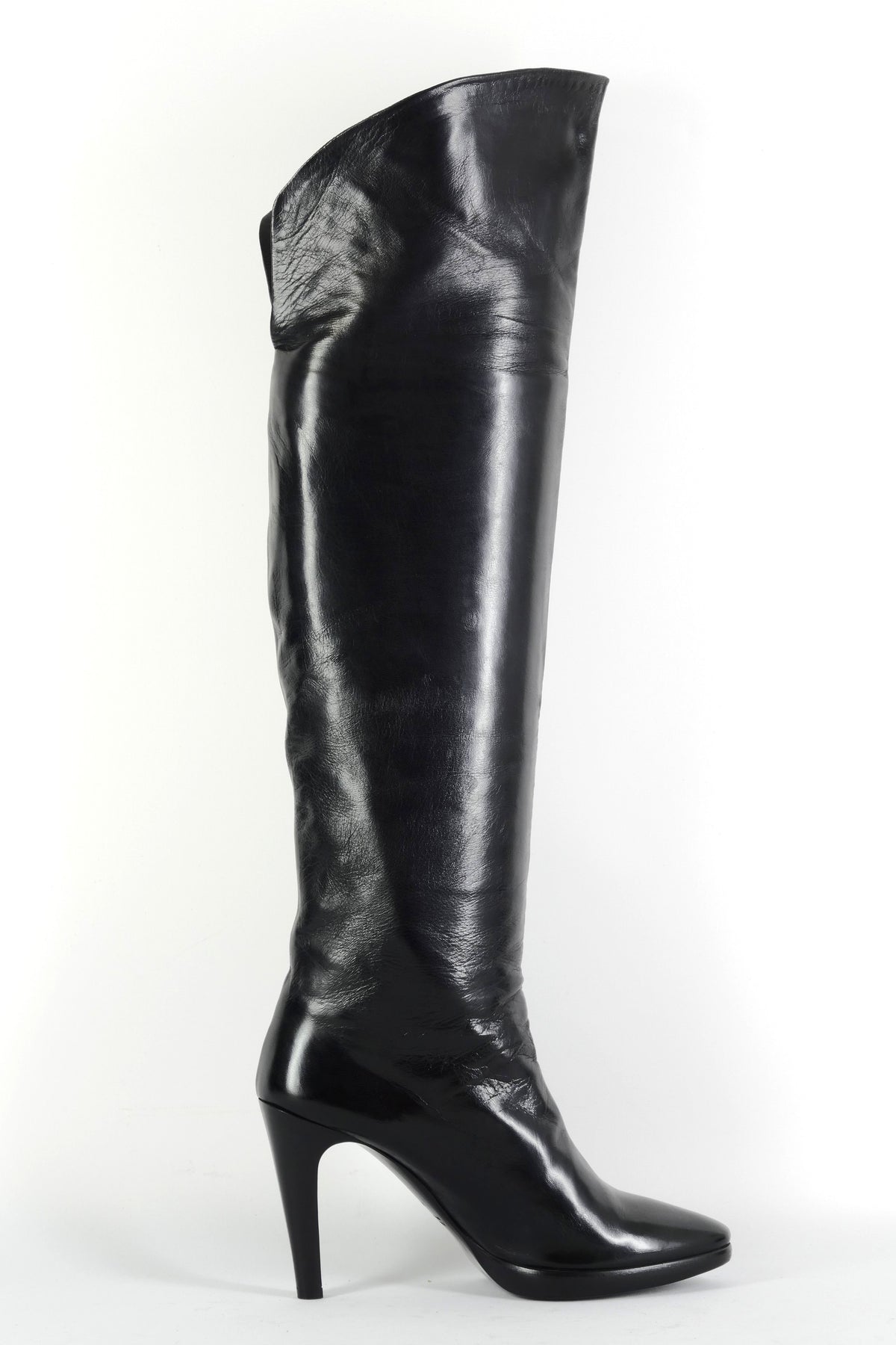 BUUTS Alluminio Hohe Stiefel Leder schwarz 225155-3
