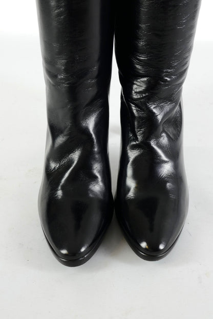 BUUTS Alluminio Hohe Stiefel Leder schwarz 225155-7