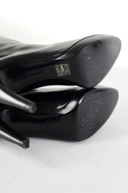 BUUTS Alluminio Hohe Stiefel Leder schwarz 225155-8