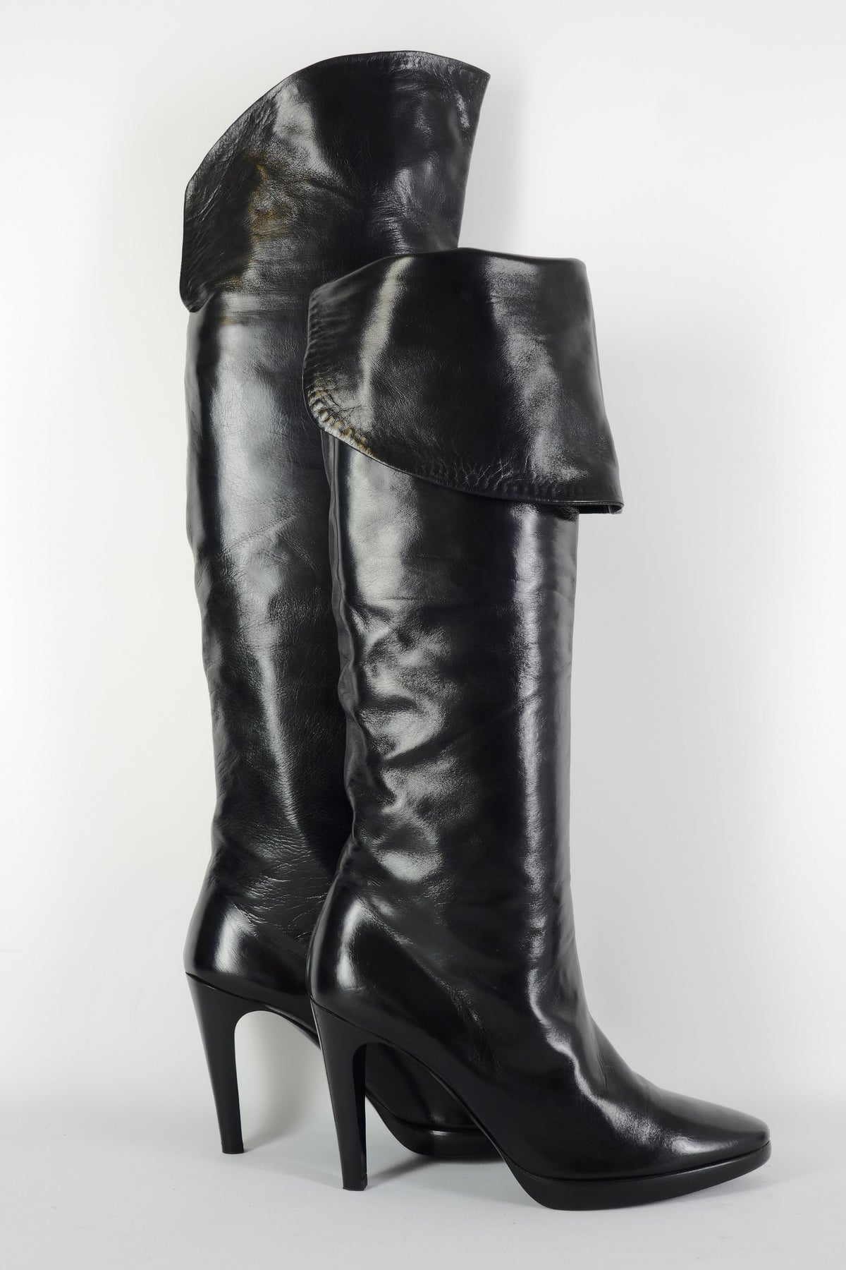 BUUTS Alluminio Hohe Stiefel Leder schwarz 225155-9