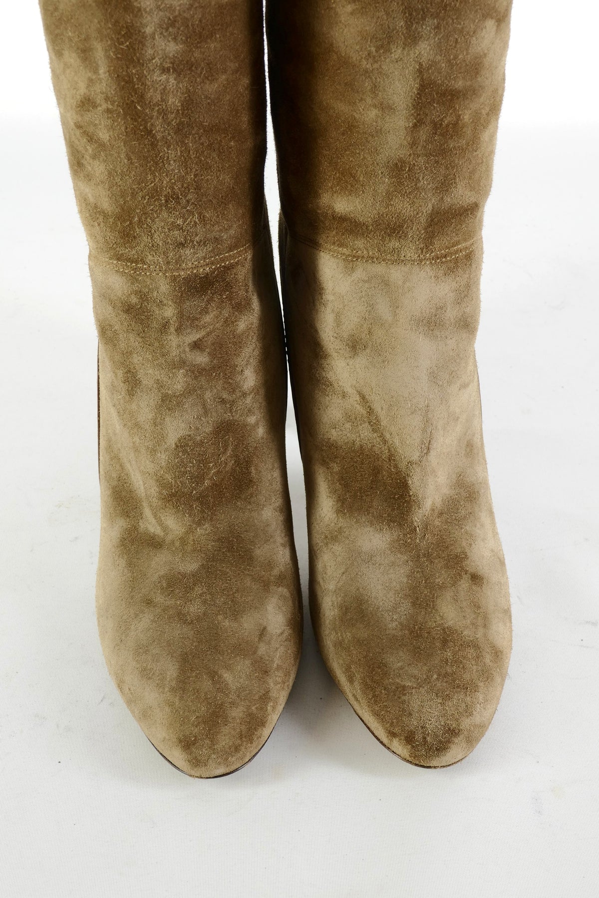 BUUTS Ralph Lauren Collection Hohe Stiefel Wildleder taupe 225157-7
