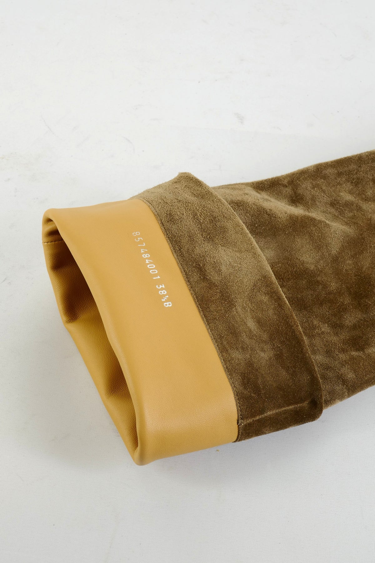 BUUTS Ralph Lauren Collection Hohe Stiefel Wildleder taupe 225157-9