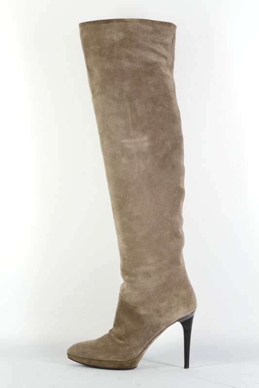 BUUTS Ninalilou Hohe Stiefel Wildleder camel 225166-1