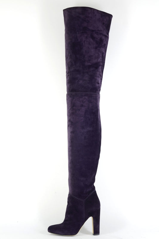 BUUTS Brian Atwood Overknees Wildleder aubergine 225175-1