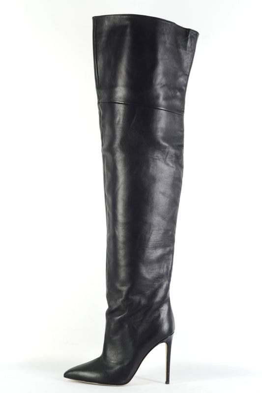 BUUTS Paris Texas Overknees Leder schwarz 226001-1