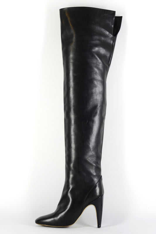 BUUTS Paul&Joe Overknees Leder schwarz 226004-1