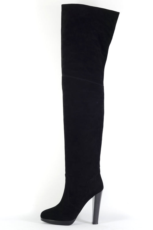 BUUTS Hermes Overknees Wildleder schwarz 226006-1