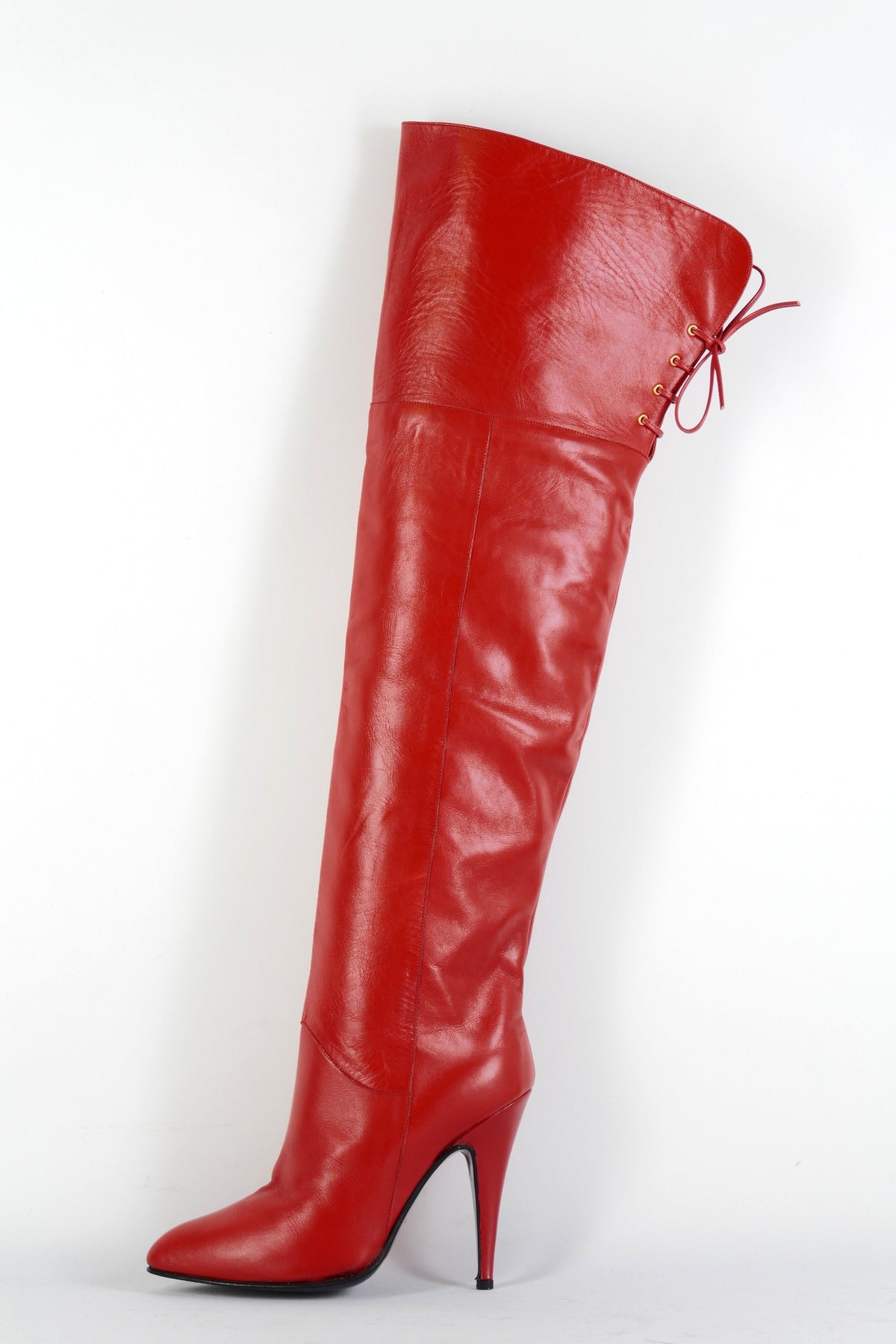 BUUTS Pola Vintage-Stiefel Leder rot 226009-1