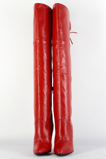 BUUTS Pola Vintage-Stiefel Leder rot 226009-4