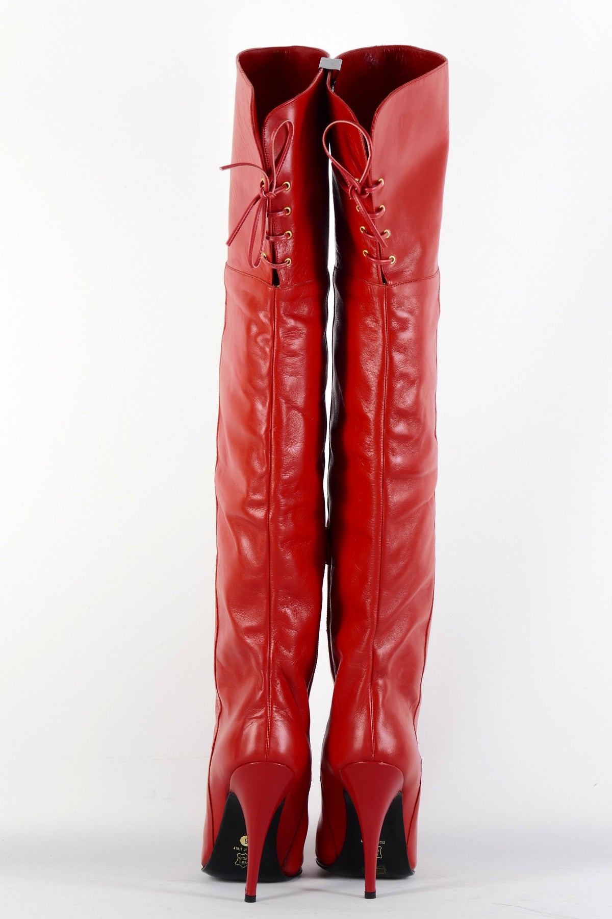 BUUTS Pola Vintage-Stiefel Leder rot 226009-5
