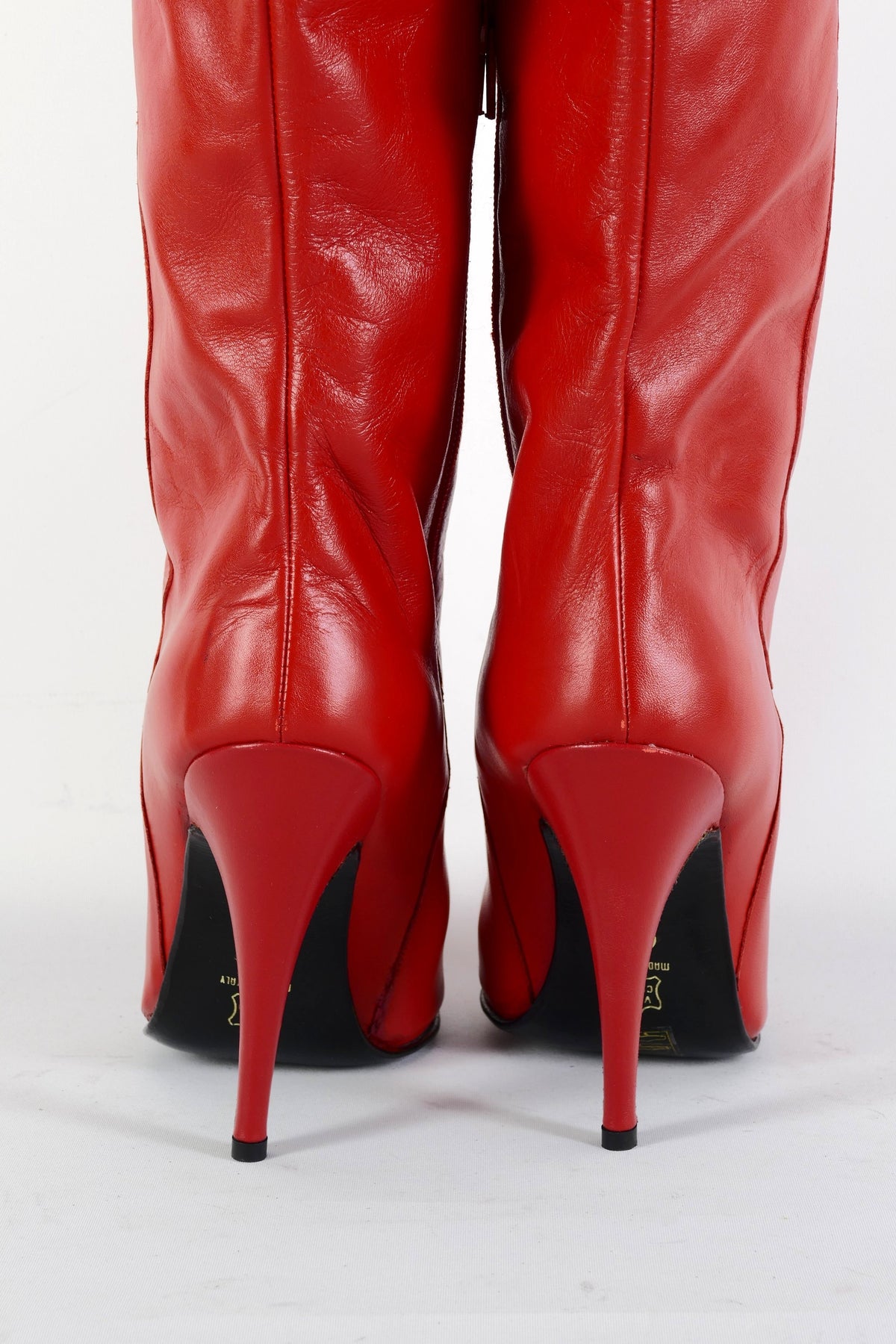 BUUTS Pola Vintage-Stiefel Leder rot 226009-6
