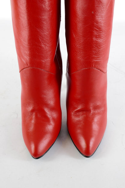 BUUTS Pola Vintage-Stiefel Leder rot 226009-7
