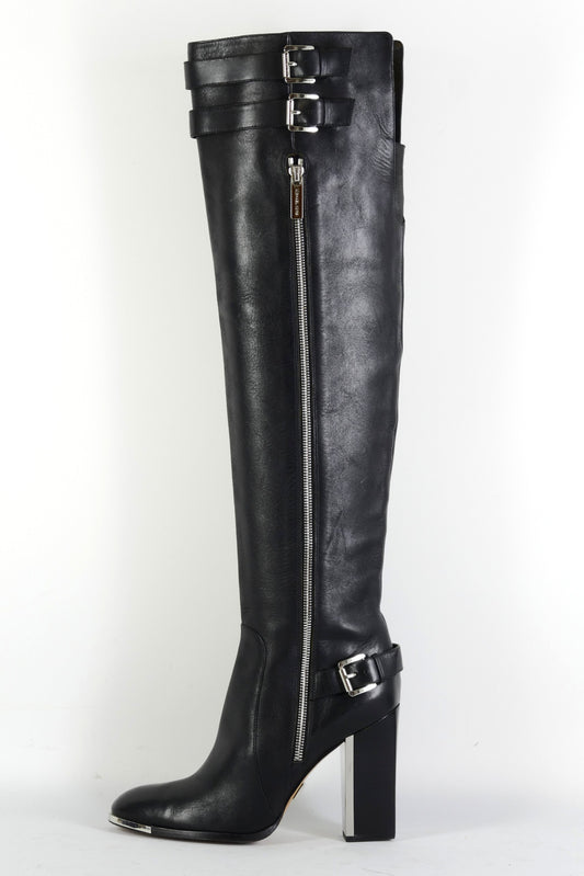BUUTS Michael Kors Hohe Stiefel Leder schwarz 226014-1