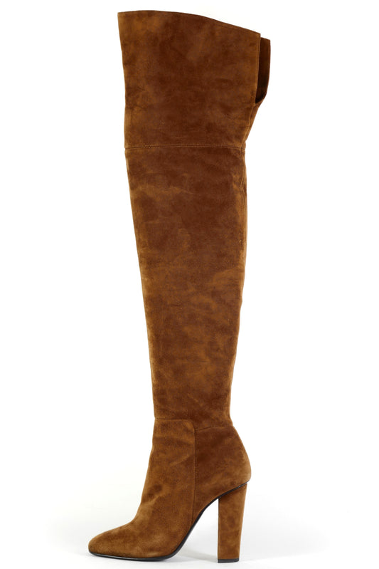 BUUTS Giuseppe Zanotti Overknees Wildleder cognac 226017-1