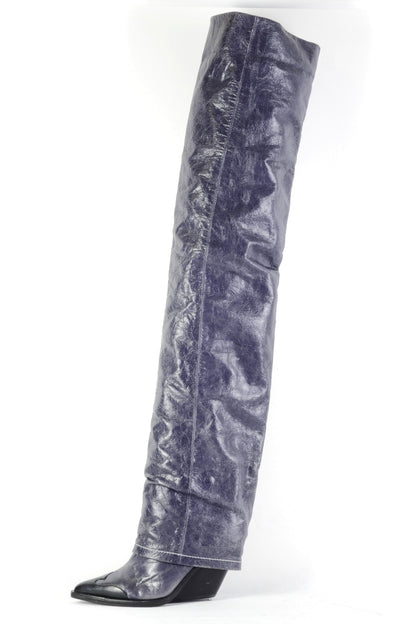 BUUTS Diesel Overknees Leder blau 226019-1